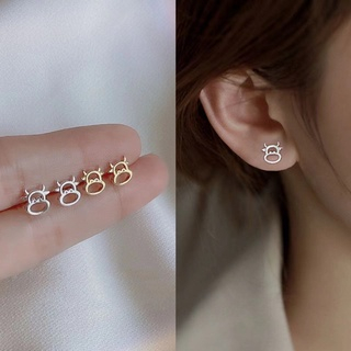 Bông Tai Mạ Bạc 925 Thiết Kế Đơn Giản Phong Cách Mới Mùa Hè Cho Nữ