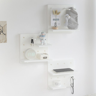 Bảng Pegboard, bảng lỗ treo tường Kệ treo tường Pegboard Punch Free Giá đa chức năng dành cho búp bê Blinglight