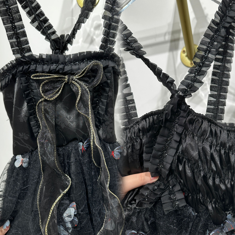 Đầm Đen Hóa Trang Ma Cà Rồng / Cô Dâu Ma Cà Rồng Cho Bé Gái