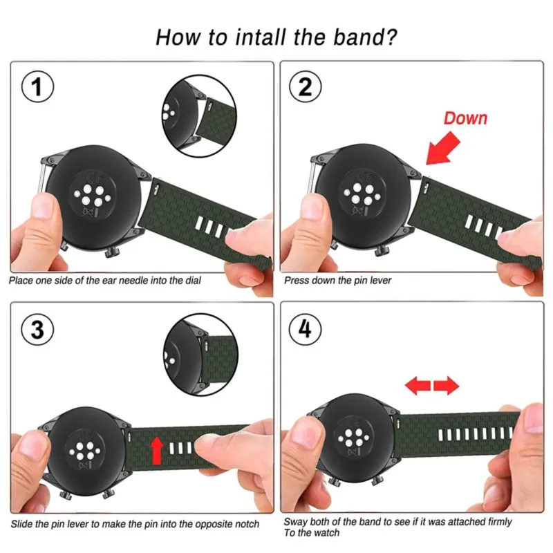 HUAWEI Dây Đeo 22mm Cho Đồng Hồ Thông Minh samsung galaxy watch 3 45mm 46mm / gear s3 gt 46mm gt2e