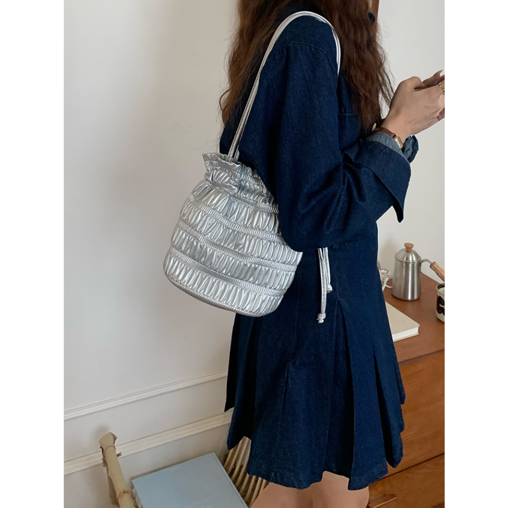 NEARAY Túi xách nách túi đeo vaiHàn Quốc thời trang cho nữ 2023 NEW L91T2UN