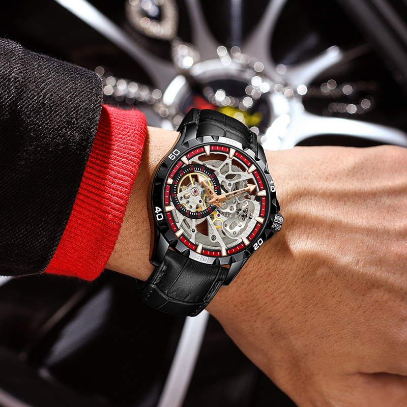 Đồng Hồ Cơ Tự Động 30M Chống Thấm Nước Thời Trang Cho Nam 2023 Glenaw