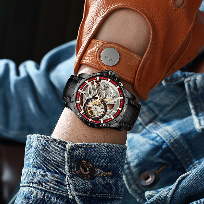 Đồng Hồ Cơ Tự Động 30M Chống Thấm Nước Thời Trang Cho Nam 2023 Glenaw