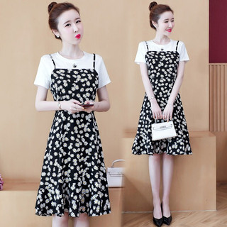 Đầm maxi Tay Dài Cổ Tròn Họa Tiết Hoa Thời Trang Cho Nữ #403