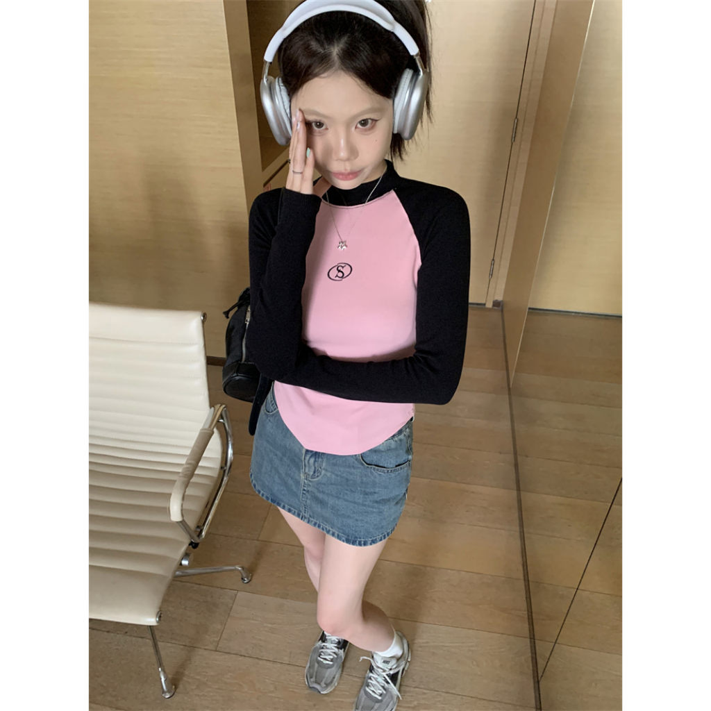 SHIHANROU Áo croptop áo thun nữ babytee WMY2392ZXC 38Z230923 thời trang Hàn Quốc vintage hợp xu hướng cho nữ