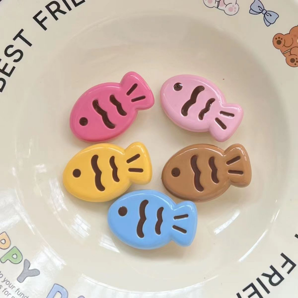 Hoạt Hình Kẹp Tóc Màu Kẹo Ngọt Phong Cách taiyaki Nhật Hàn Dễ Thương