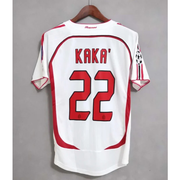 Áo Thun Ngắn Tay Phong Cách retro Thời Trang 2006 2007 ac milan