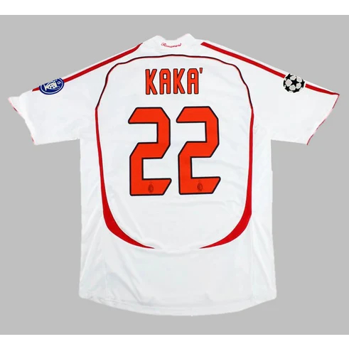 Áo Thun Ngắn Tay Phong Cách retro Thời Trang 2006 2007 ac milan