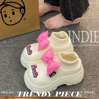 INDIE Dép Lông Đế Dày dép 2023 NEW dép bánh mì  thoải mái Mềm mại dép quai hậu nữ đế cao FXD239030H 36Z230905