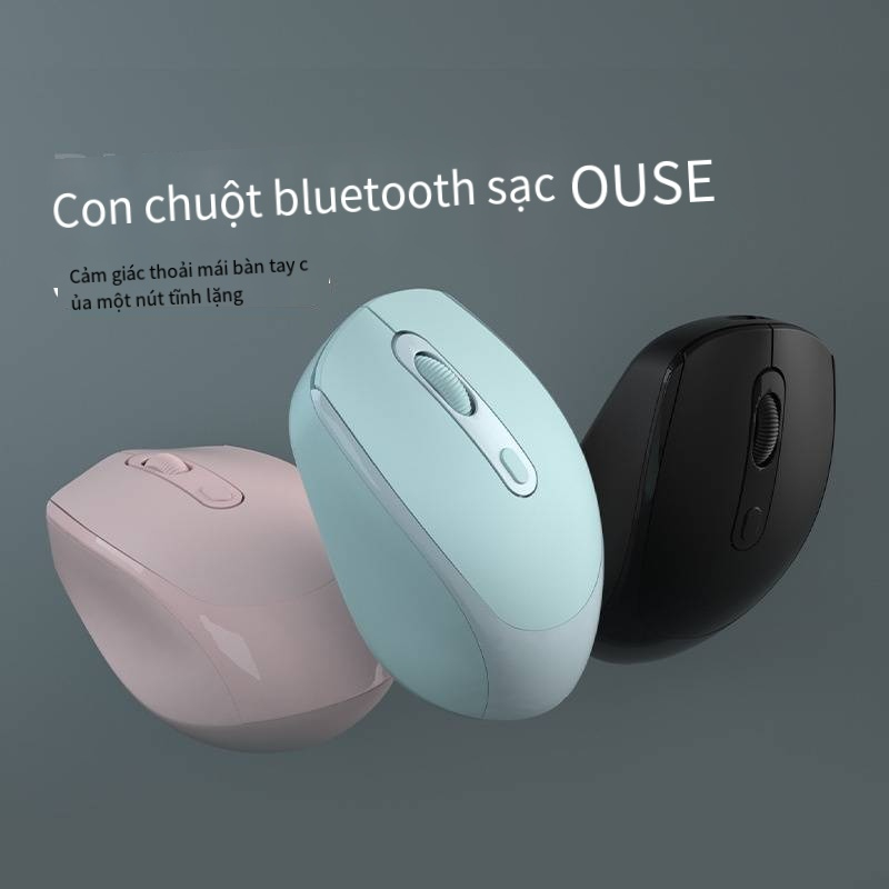 Chuột Không Dây Im Lặng Máy Tính Xách Tay Bàn Văn Phòng Gia Đình Unisex