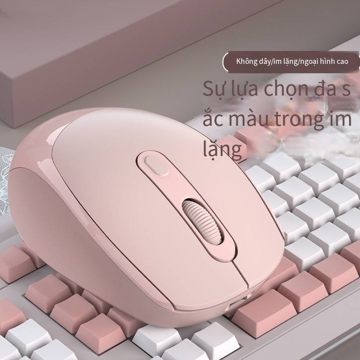 Chuột Không Dây Im Lặng Máy Tính Xách Tay Bàn Văn Phòng Gia Đình Unisex