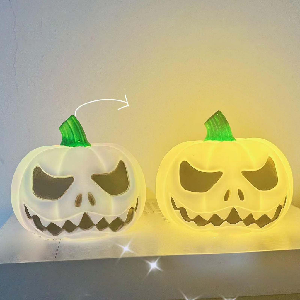 Halloween bí ngô đèn lồng bí ngô trang trí đèn chiếu sáng đáng sợ đèn bí ngô đèn ngủ cho hiên ngoài trời trong nhà halloween