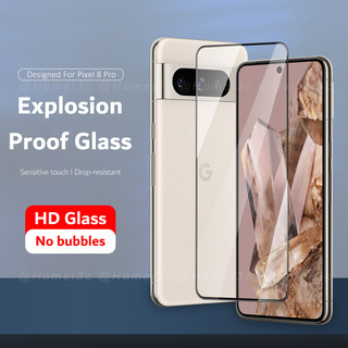 Dành cho google pixel 8 8a pro hd / matte full / chống đầy đủ bảo vệ màn hình kính cường lực chống cháy nổ