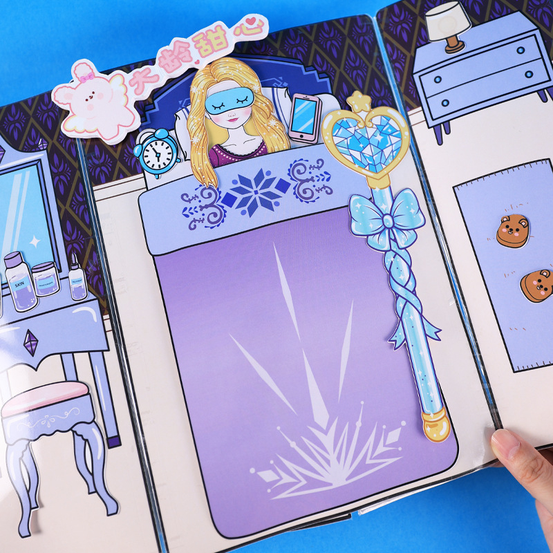 Búp Bê Công Chúa Elsa Bằng Giấy Dùng Trang Điểm diy