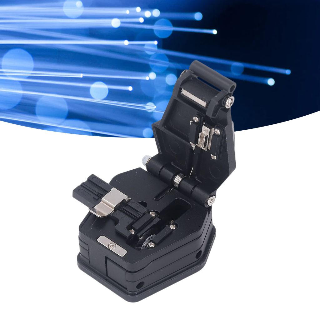 Bán nóng Sợi Cleaver D125μm Hàn lạnh Nóng chảy Đa năng Pigtail Leather Cable Máy cắt sợi quang