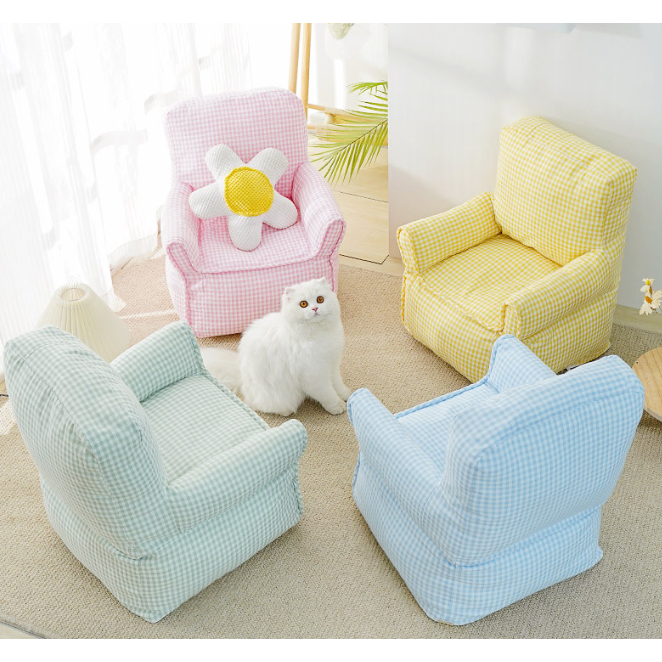 Giường sofa cho mèo - Đệm nằm cho thú cưng hình sofa Không thấm nước Có thể giặt được Thoáng khí thoải mái