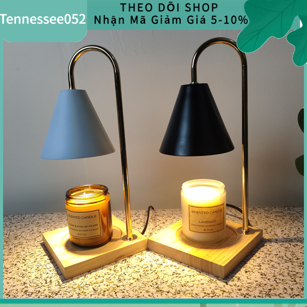 [Hàng Sẵn] Candle warmer lamp - Đèn phòng ngủ - Đèn đốt nến thơm đèn bàn có thể điều chỉnh độ sáng Trang trí phòng ngủ EU 220V【Tennessee052】