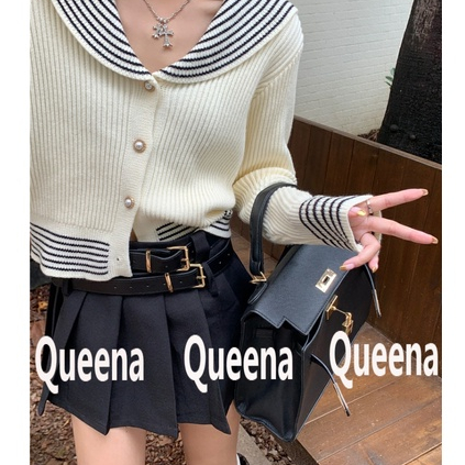 Queena Áo Len áo khoác cardigan Cổ điển Popular Comfortable Trendy WMY2390O0U37Z230915