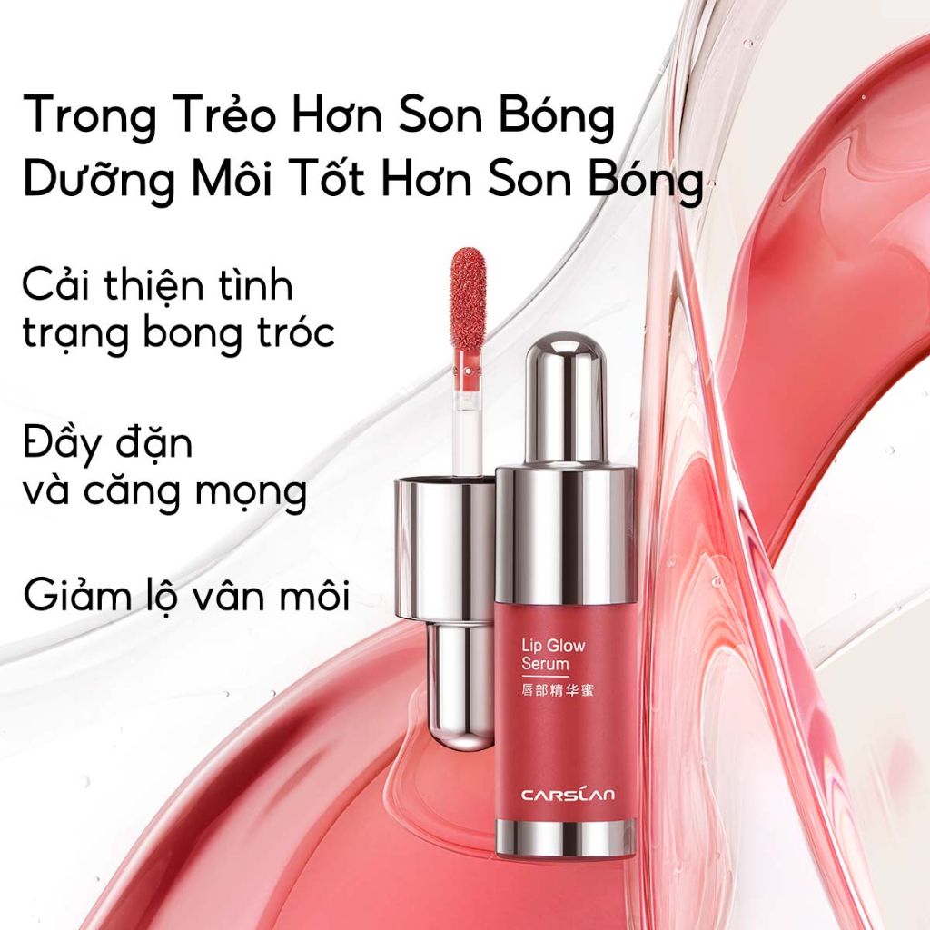 Son Tint Dưỡng Ẩm Carslan Serum Môi Làm Sáng nếp nhăn môi trong 28 ngày Chất Lượng Cao Trang điểm và chăm sóc da trong một 4.5g