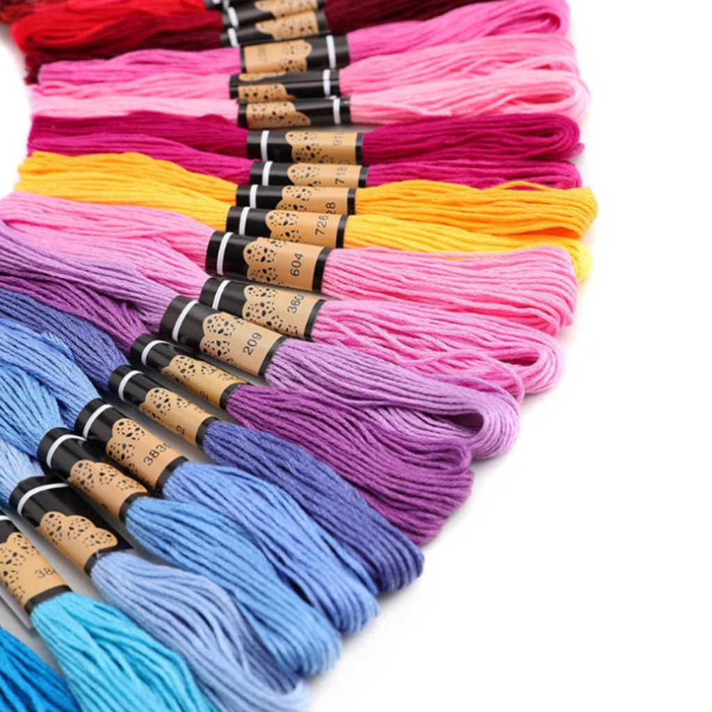 Set 100 tép chỉ thêu tranh Cuticate cho người mới bắt đầu