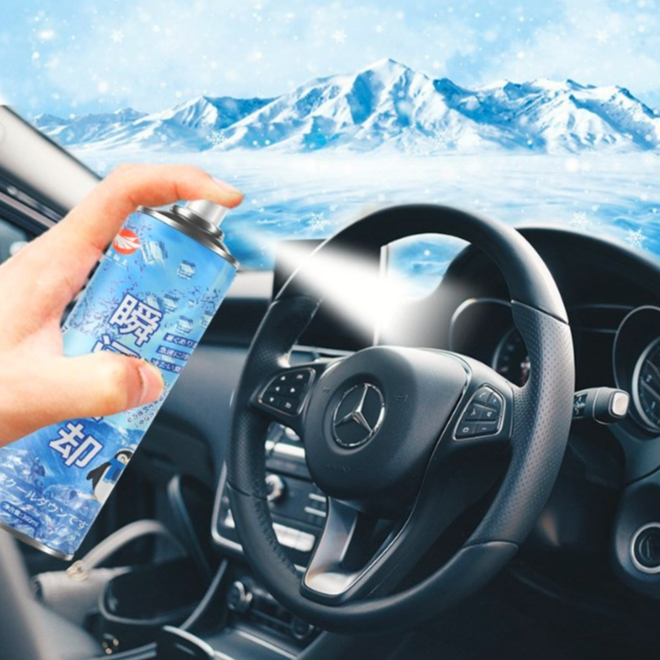 Car Cool Spray Làm mát nhanh Giảm chấn thương thể thao Đa năng 260ml cho ô tô Trang chủ
