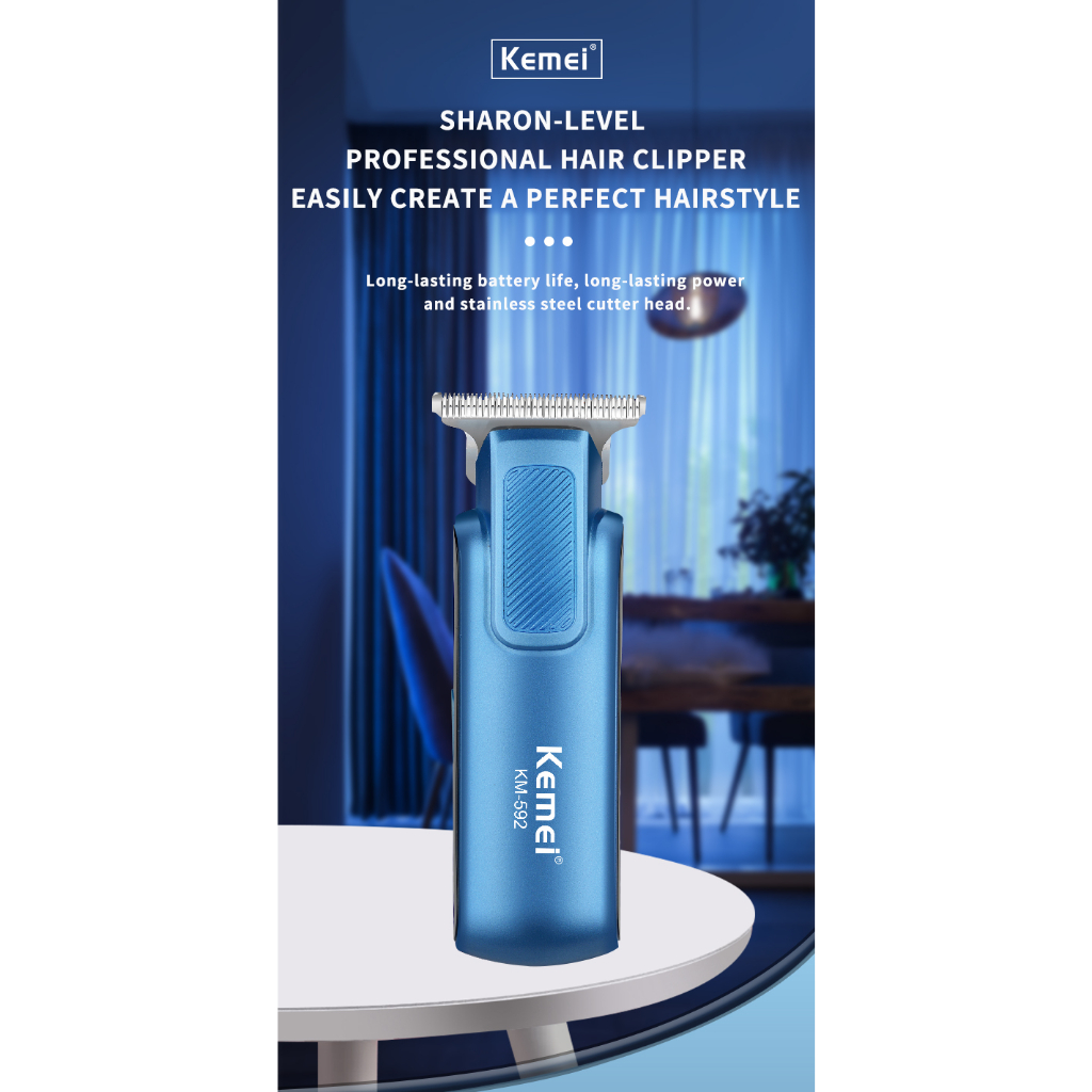 Kemei Máy cạo râu Cắt Tóc km-592 mini Tiện Lợi Cho Nam