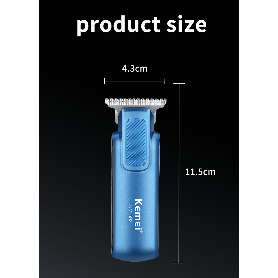 Kemei Máy cạo râu Cắt Tóc km-592 mini Tiện Lợi Cho Nam