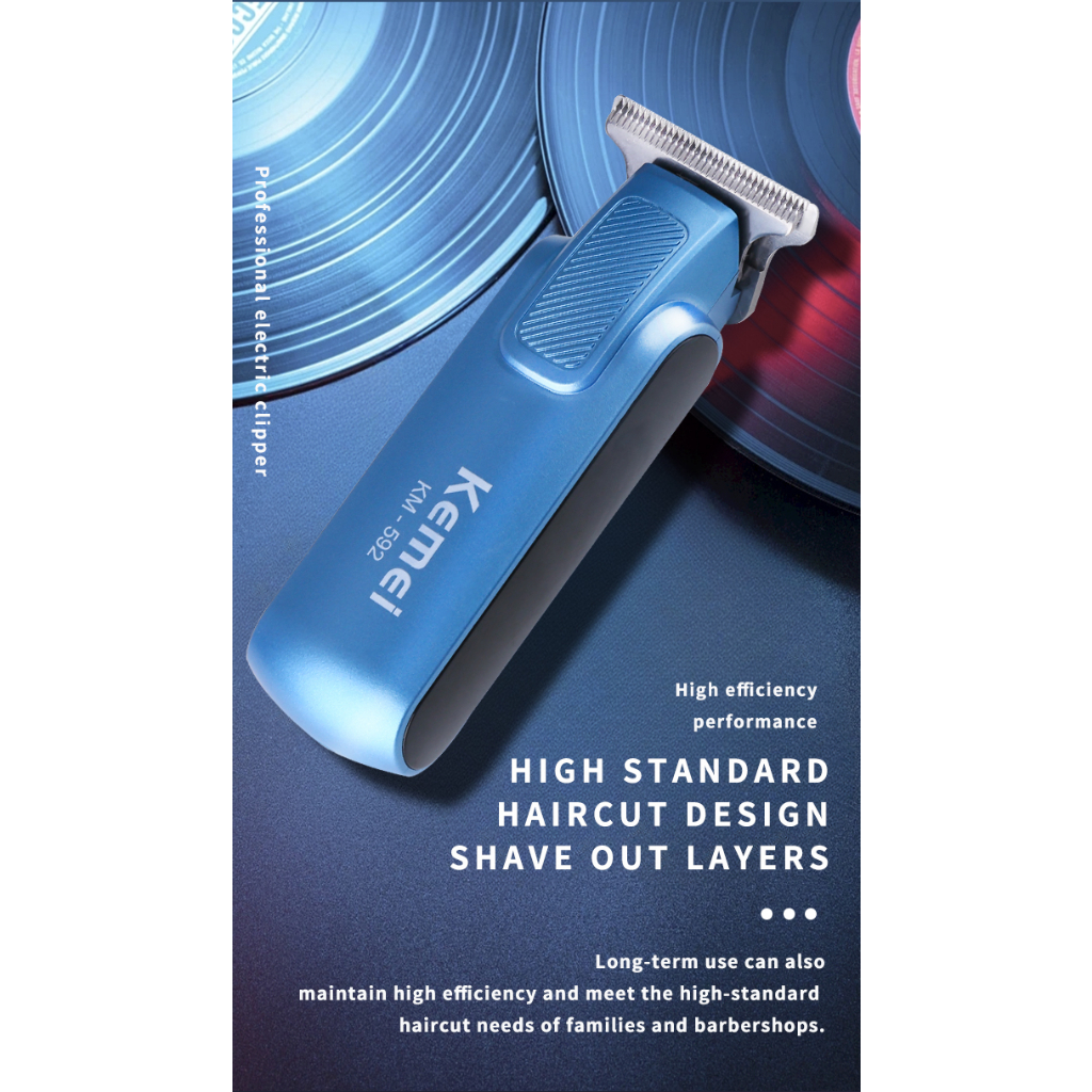 Kemei Máy cạo râu Cắt Tóc km-592 mini Tiện Lợi Cho Nam