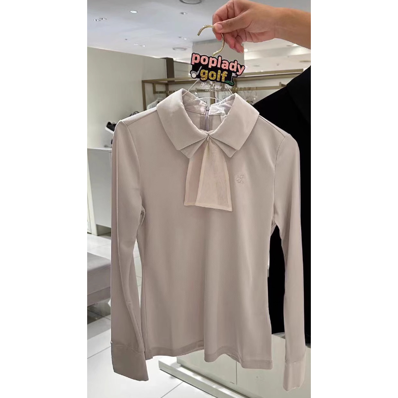 Áo Thun Thể Thao Tay Dài Cổ Bướm Thoải Mái Phong Cách Hàn Quốc Thời Trang Thu Đông 2023