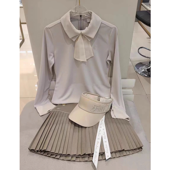 Áo Thun Thể Thao Tay Dài Cổ Bướm Thoải Mái Phong Cách Hàn Quốc Thời Trang Thu Đông 2023