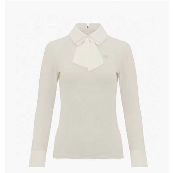 Áo Thun Thể Thao Tay Dài Cổ Bướm Thoải Mái Phong Cách Hàn Quốc Thời Trang Thu Đông 2023