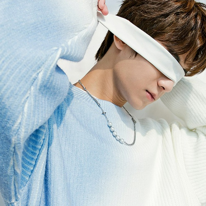 ✦ AFFLIGA ✦Áo sweater dệt kim dáng rộng màu gradient phong cách Hàn Quốc trẻ trung cho phái nam