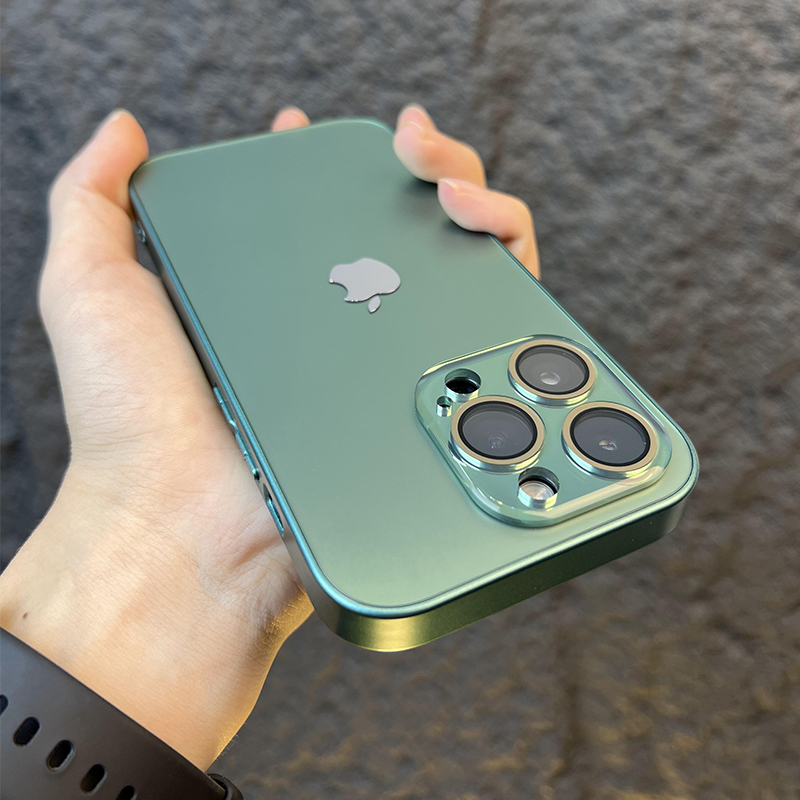 Ốp Điện Thoại Kính Cường Lực Cứng Chống Dấu Vân Tay Cho iphone 15 14 pro max 15plus