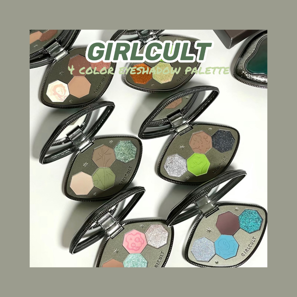Bảng Phấn Mắt girlcult 4 Màu Sắc Thời Trang