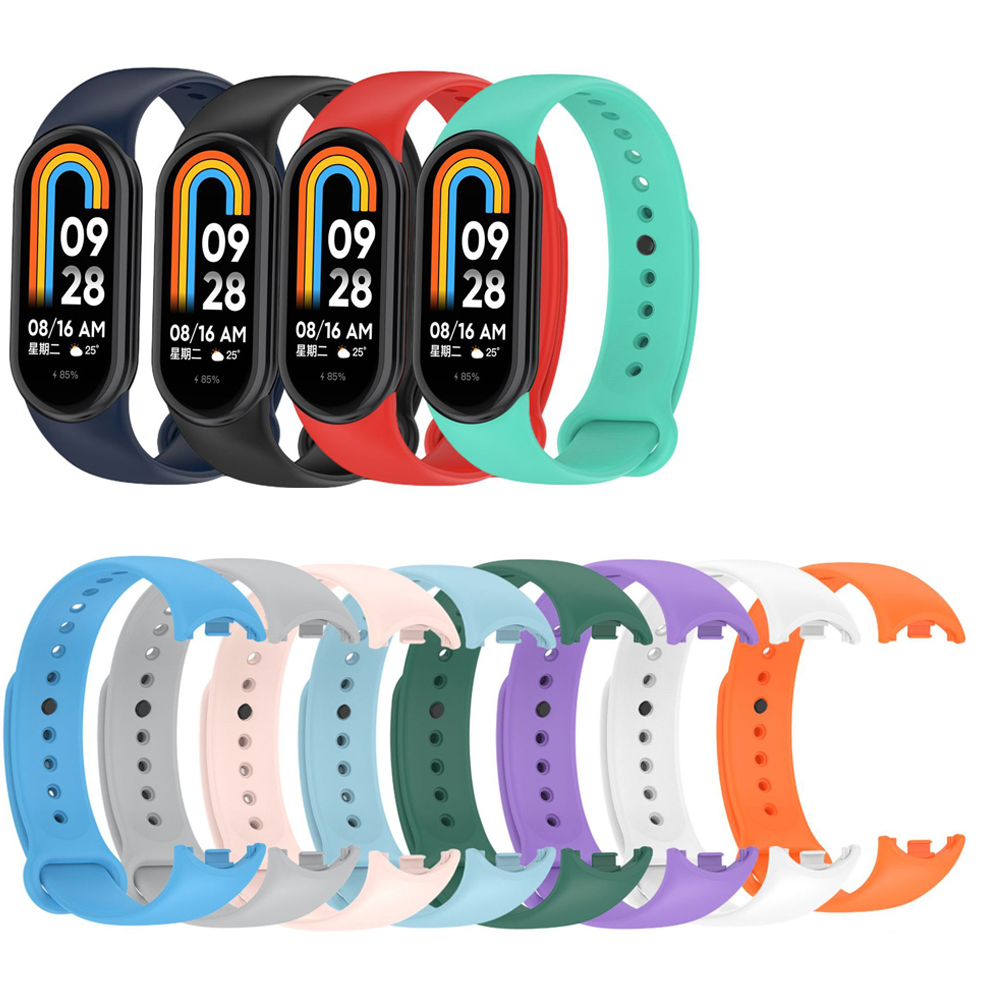 Silicone Dây Đeo Silicon Thay Thế Cho Đồng Hồ Thông Minh Xiaomi Mi Band 8
