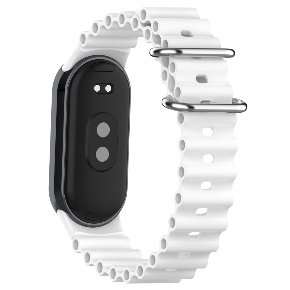 Silicone Dây Đeo Thay Thế Chất Liệu Silicon Màu Trơn Cho Xiaomi Mi Band 8