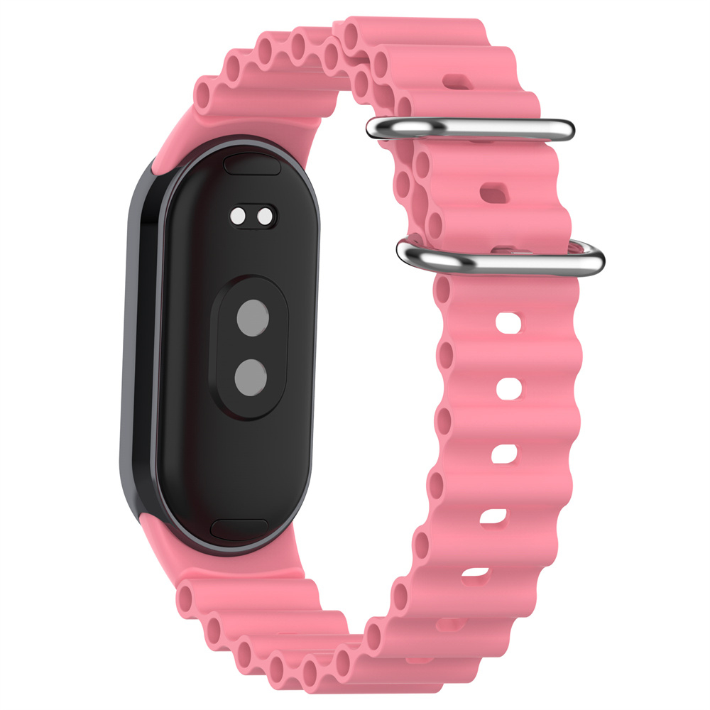 Silicone Dây Đeo Thay Thế Chất Liệu Silicon Màu Trơn Cho Xiaomi Mi Band 8
