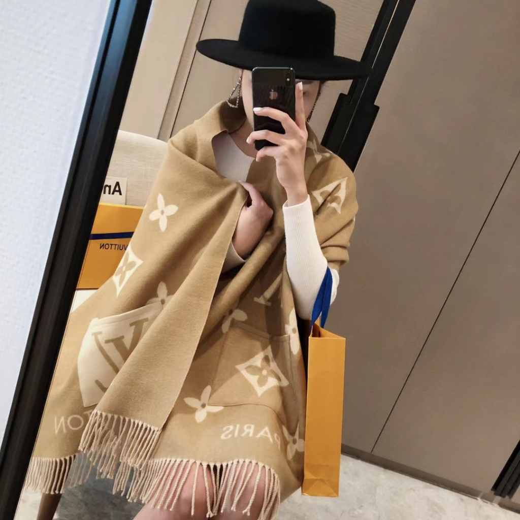 Khăn Choàng Len Kẻ Sọc Ca Rô Chất Lượng Cao Thời Trang Thu Đông unisex 65x180cm