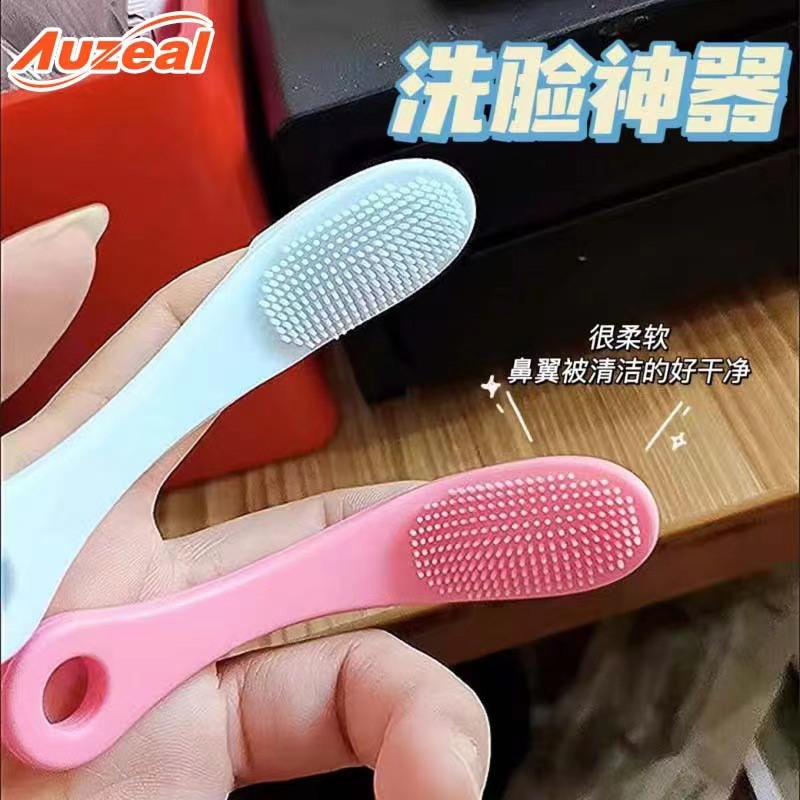 Silicone Bàn Chải Silicon Rửa Mặt Mát Xa Tiện Dụng