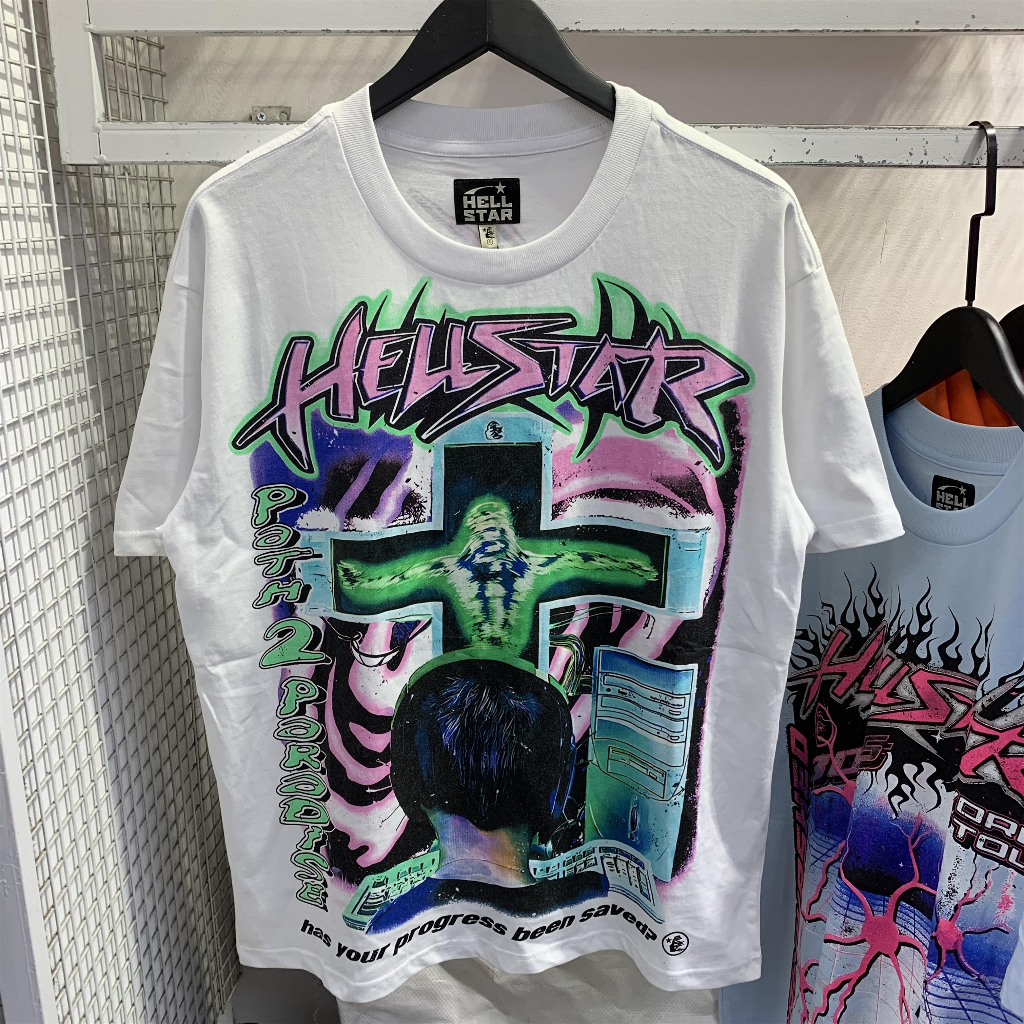 Áo Thun cotton Ngắn Tay In Hình radio hellstar path 2 Cho Nam