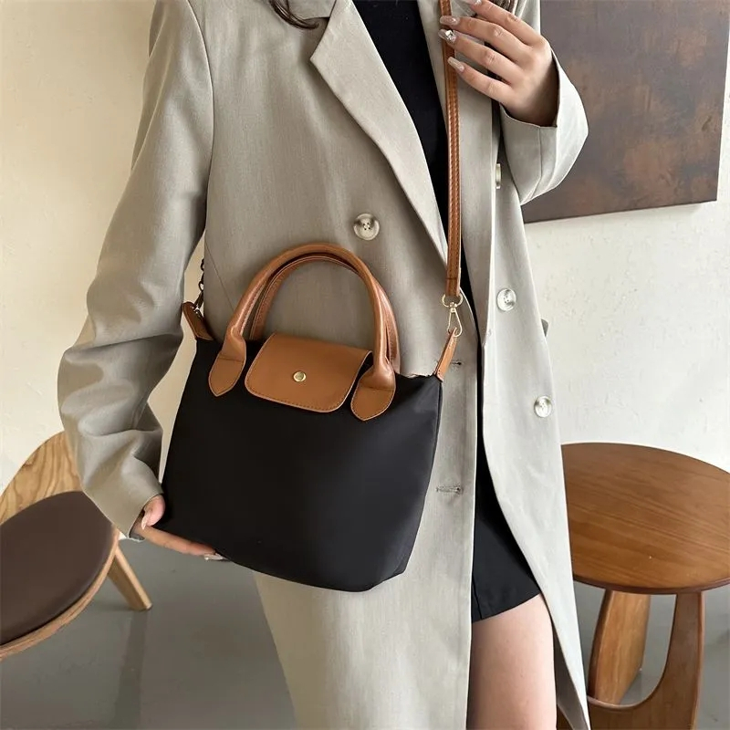 LONGCHAMP Túi Xách nylon Có Tay Cầm Dài Tiện Lợi Dành Cho Nữ 1877