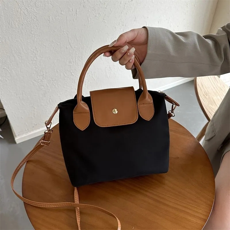 LONGCHAMP Túi Xách nylon Có Tay Cầm Dài Tiện Lợi Dành Cho Nữ 1877