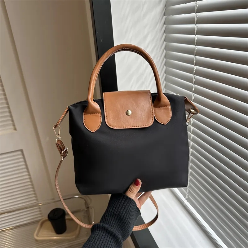 LONGCHAMP Túi Xách nylon Có Tay Cầm Dài Tiện Lợi Dành Cho Nữ 1877