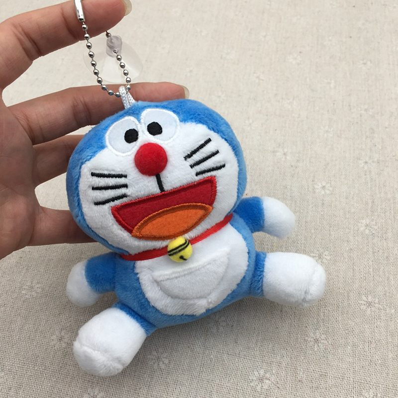Móc Khóa Hình doraemon Nhồi Bông Đáng Yêu 12cm