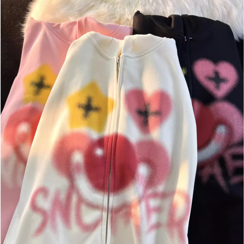 Áo Hoodie In Hình Dễ Thương Thời Trang Cho Nữ