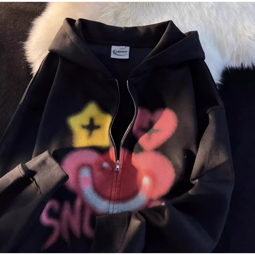 Áo Hoodie In Hình Dễ Thương Thời Trang Cho Nữ