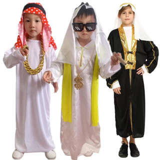 Trẻ Em Trung Đông dubai arab Hoàng Tử Quần Áo qatari robes