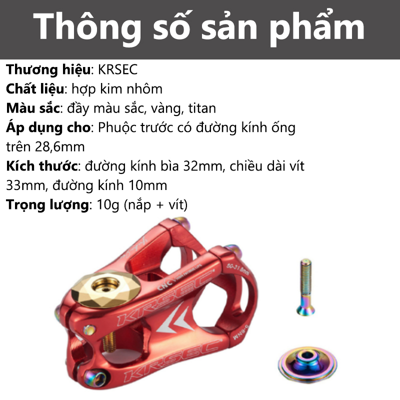 Nắp trục trung tâm xe đạp leo núi 28.6mm 3 màu 1-1 / 8 inch Hợp kim nhôm Nắp bát xe đạp leo núi