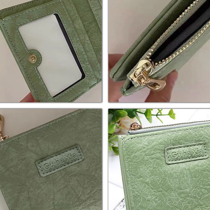 Ví Ngắn Phong Cách retro Âu Mỹ Cho Nữ