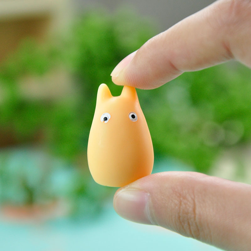 Set 6 Mô Hình Nhân Vật hayao miyazaki studio ghibli totoro mei fairydust mini 1.5-4cm Bằng pvc Trang Trí Bánh Kem